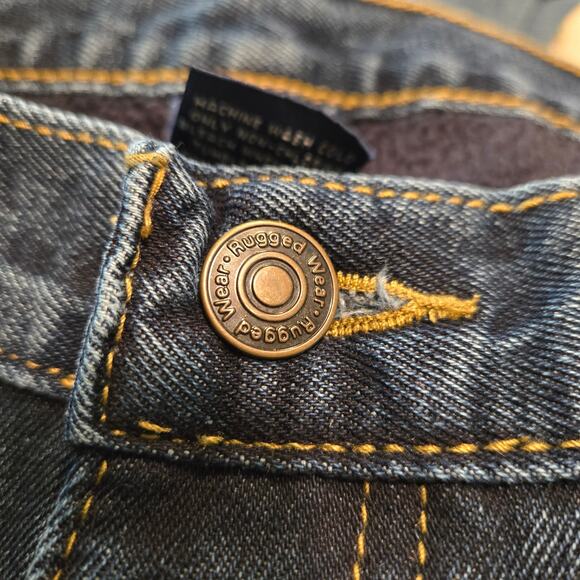 Rugged Wear Men's Fleece Lined Jeans Winter Outdoor Gorpcore Workwear size 36x36 - Picture 5 of 13